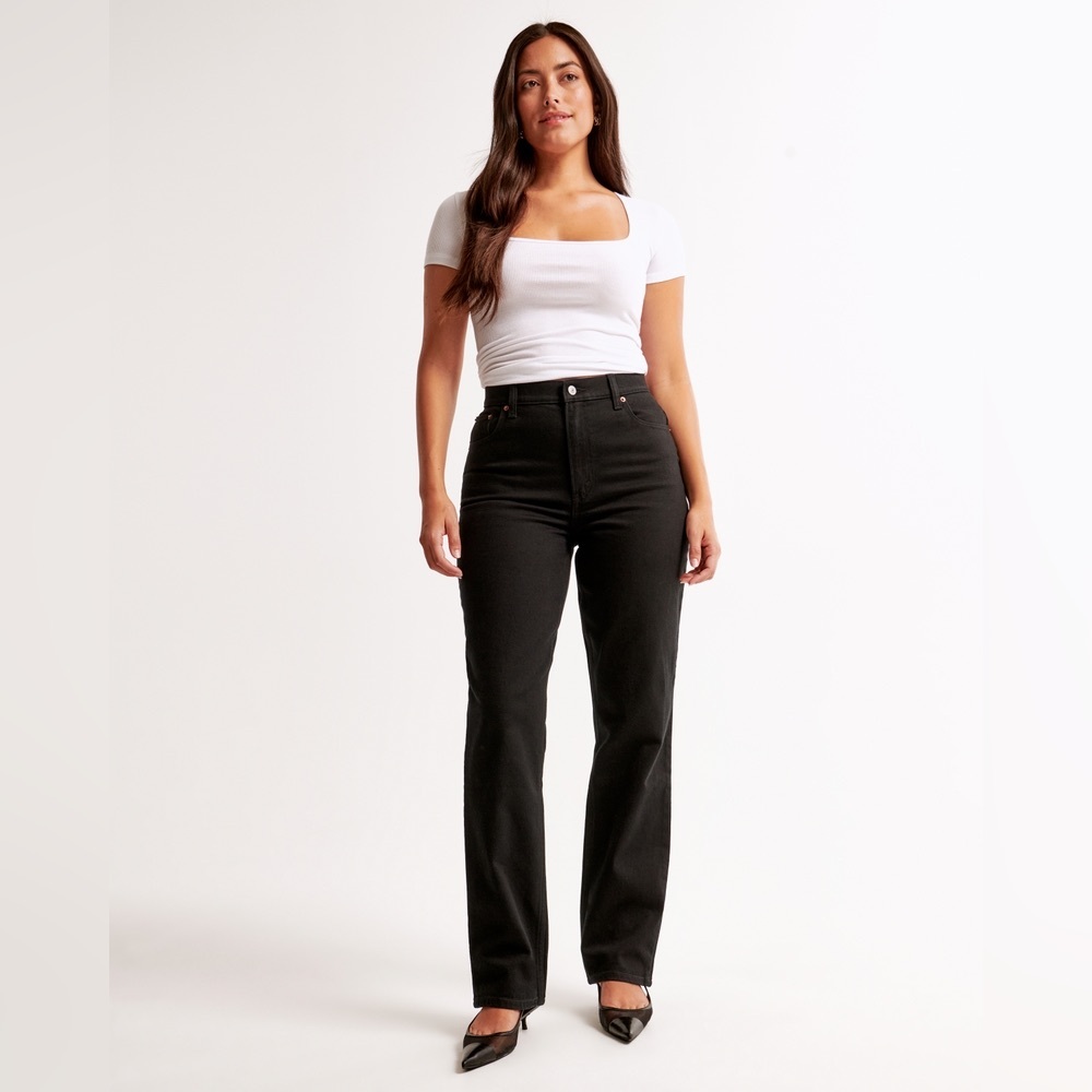 AF Curve Love Ultra High Rise 90s Straight Jean